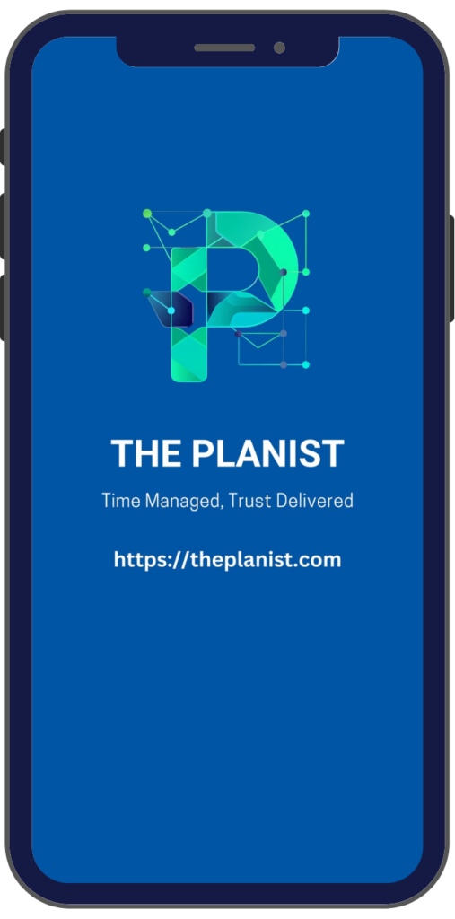 Capture d'écran du tableau de bord de l'application mobile Plenist montrant le solde, les transactions récentes et les icônes de navigation.